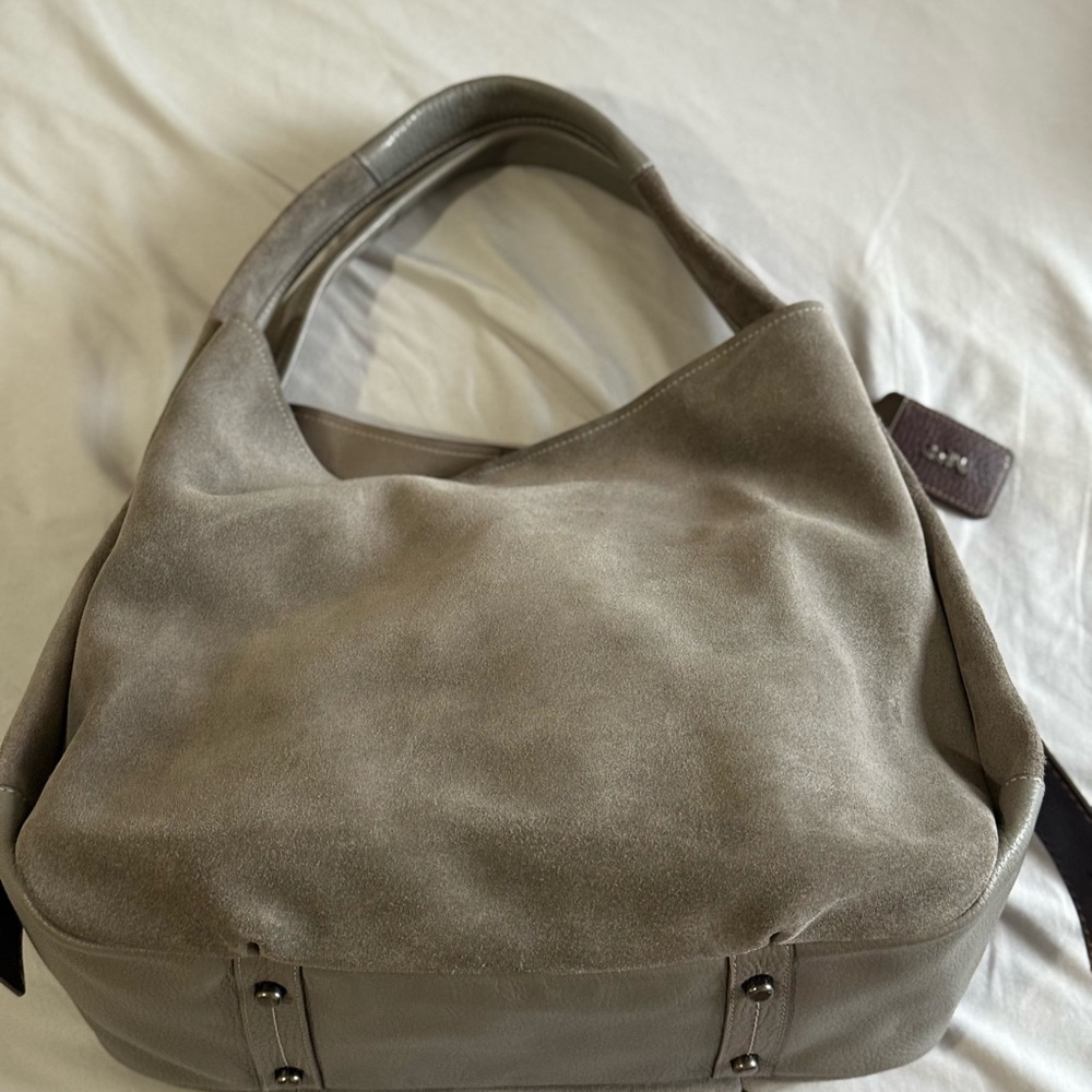 Coach 1941 Bandit Hobo 39 Grey Suede Extremely Rare - Picture 6 of 16